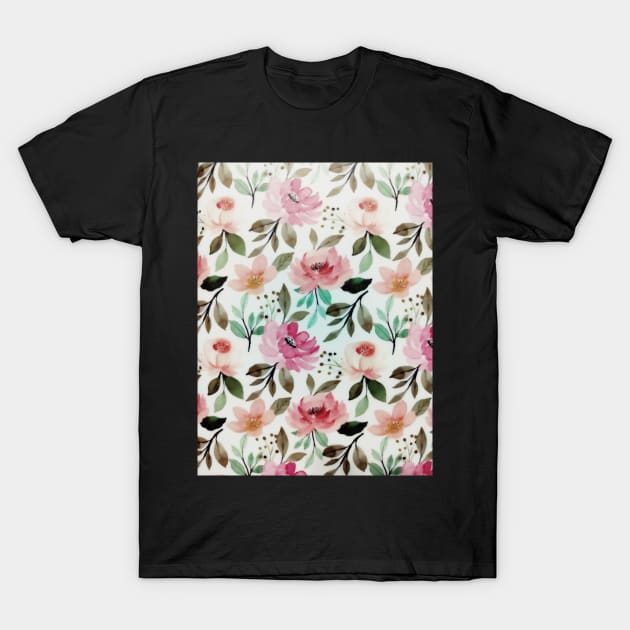 Floral prints T-Shirt by satyam012